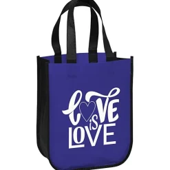 Laminated Fashion Tote - 11 3/4 inches x 9 1/4 inches