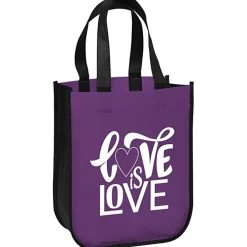 Laminated Fashion Tote - 11 3/4 inches x 9 1/4 inches