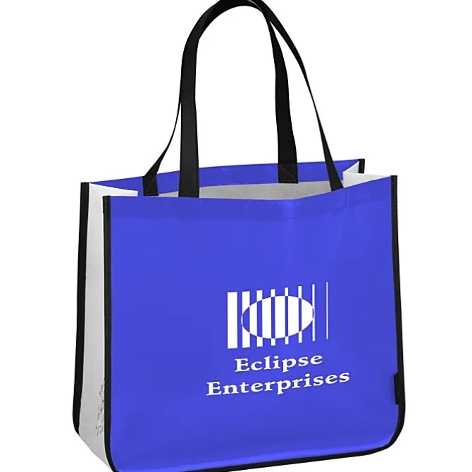 Laminated Polypropylene Shopper Tote - 14 inches x 16 inches