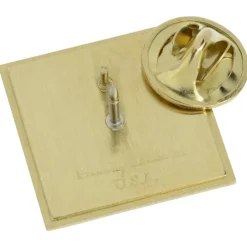 Laminate Lapel Pin - Small Square - 24 hr