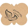 Large Cork Coaster - Butterfly