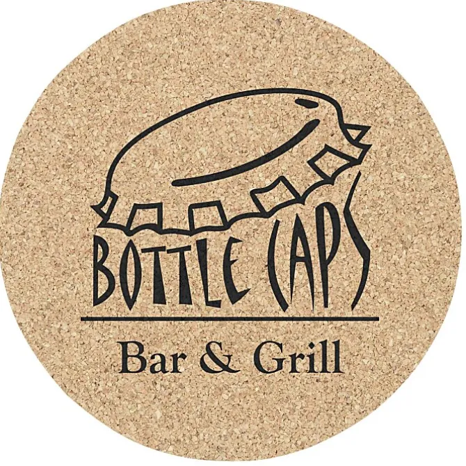 Large Cork Coaster - Circle