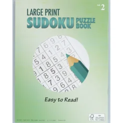 Large Print Sudoku Puzzle Book - Volume 2