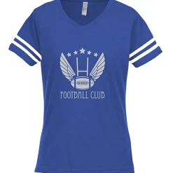 LAT Fine Jersey Football T-Shirt - Ladies' - Screen