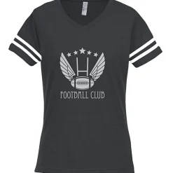 LAT Fine Jersey Football T-Shirt - Ladies' - Screen