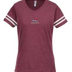LAT Fine Jersey Football T-Shirt - Ladies' - Embroidered