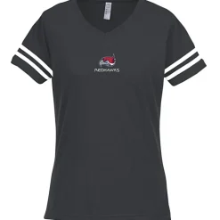 LAT Fine Jersey Football T-Shirt - Ladies' - Embroidered