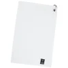 League Golf Towel with Carabiner - White