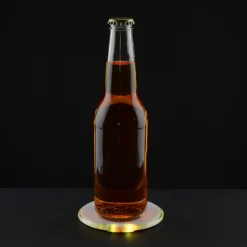 LED Coaster with Bottle Opener