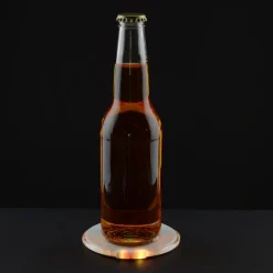LED Coaster with Bottle Opener