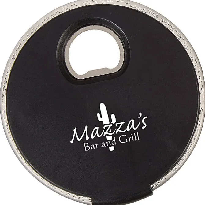 LED Coaster with Bottle Opener