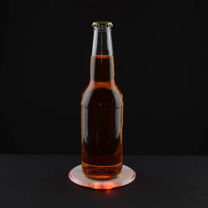 LED Coaster with Bottle Opener
