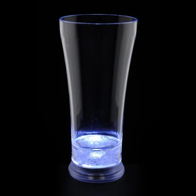 LED Pilsner Cup - 14 oz. - Red, White & Blue - 24 hr