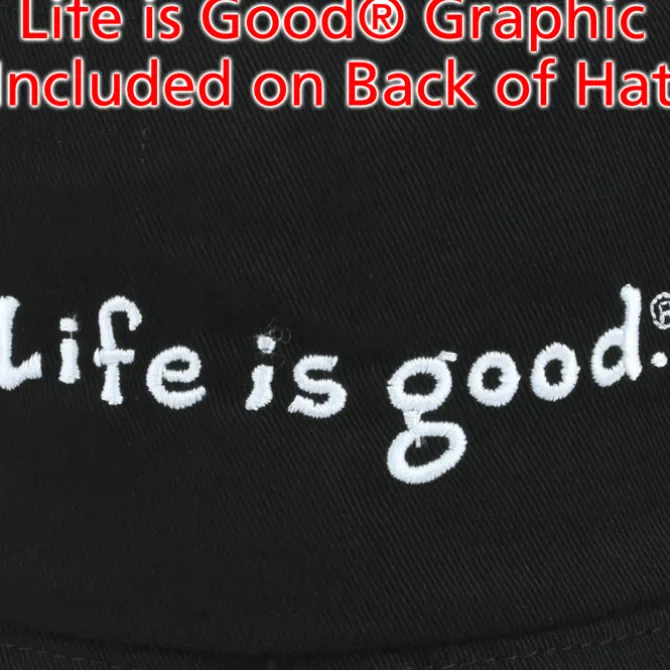 Life is Good Bucket Hat - Embroidered