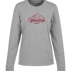Life is Good Crusher Long Sleeve Tee - Ladies' - Screen