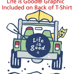 Life is Good Crusher Tee - Ladies' - Full Color - White - 4WD