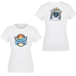 Life is Good Crusher Tee - Ladies' - Full Color - White - 4WD