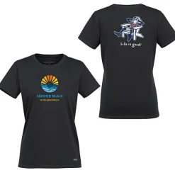 Life is Good Crusher Tee - Ladies' - Full Color - Colors - Adirondack