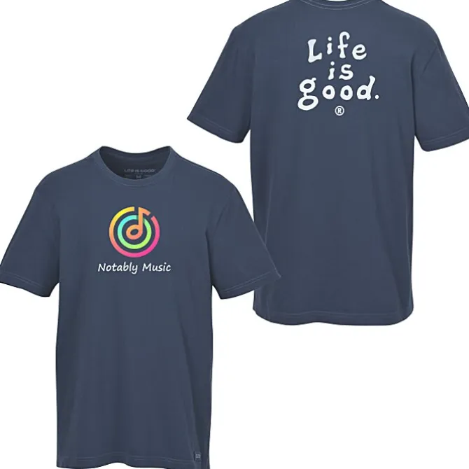 Life is Good Crusher Tee - Men's - Full Color - Colors - LIG