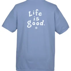 Life is Good Garment-Dyed Tee - Screen - Colors - LIG