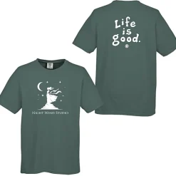 Life is Good Garment-Dyed Tee - Screen - Colors - LIG