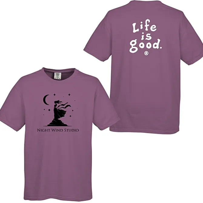 Life is Good Garment-Dyed Tee - Screen - Colors - LIG