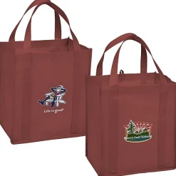 Life is Good Grocery Tote - Full Color - Adirondack