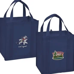 Life is Good Grocery Tote - Full Color - Adirondack