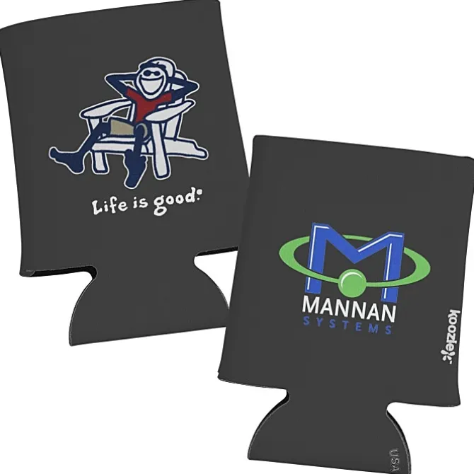 Life is Good Koozie® Can Cooler - Full Color - Adirondack