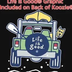 Life is Good Koozie® Can Cooler - Full Color - 4WD