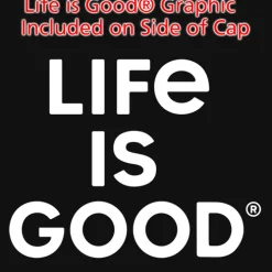 Life is Good Relaxed Twill Koozie® Cap - Embroidered