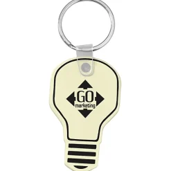 Light Bulb Soft Keychain - Opaque