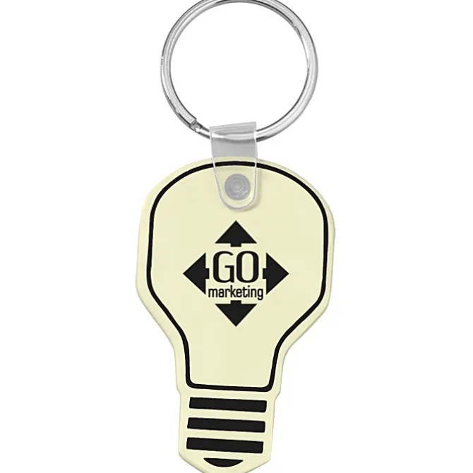 Light Bulb Soft Keychain - Opaque