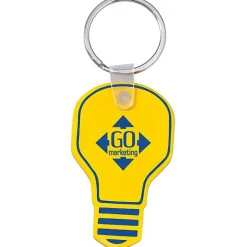 Light Bulb Soft Keychain - Opaque