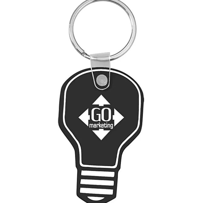 Light Bulb Soft Keychain - Opaque