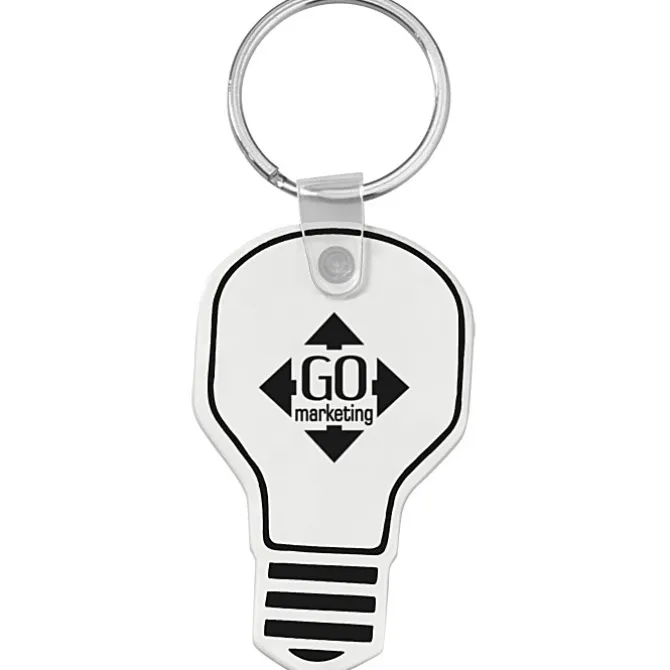 Light Bulb Soft Keychain - Opaque