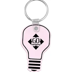 Light Bulb Soft Keychain - Opaque