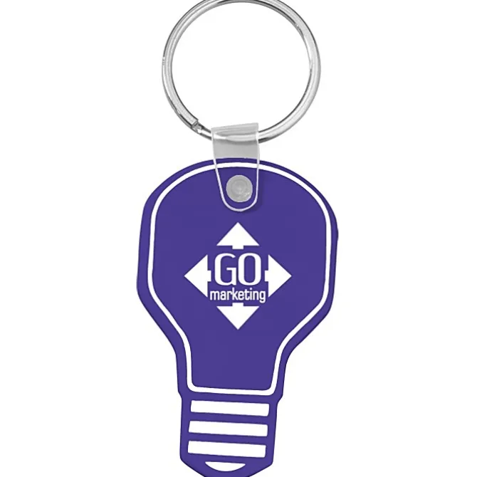 Light Bulb Soft Keychain - Opaque