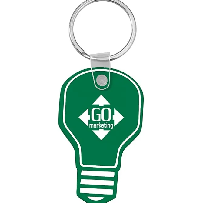 Light Bulb Soft Keychain - Opaque