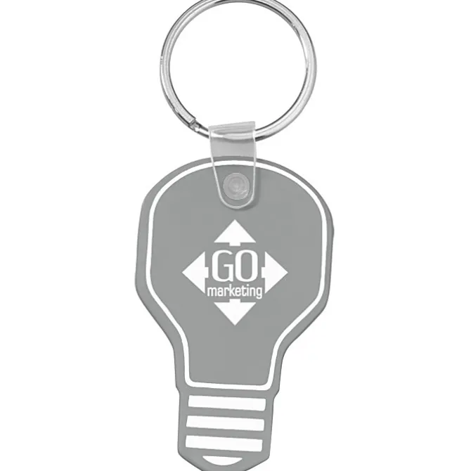 Light Bulb Soft Keychain - Opaque