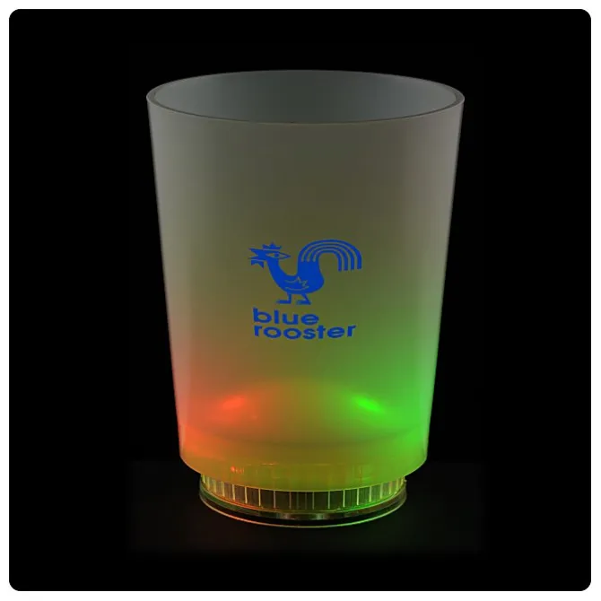 Light-Up Frosted Glass - 11 oz. - Multicolor - 24 hr