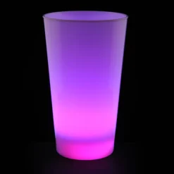 Light-Up Frosted Glass - 17 oz. - Multicolor - 24 hr