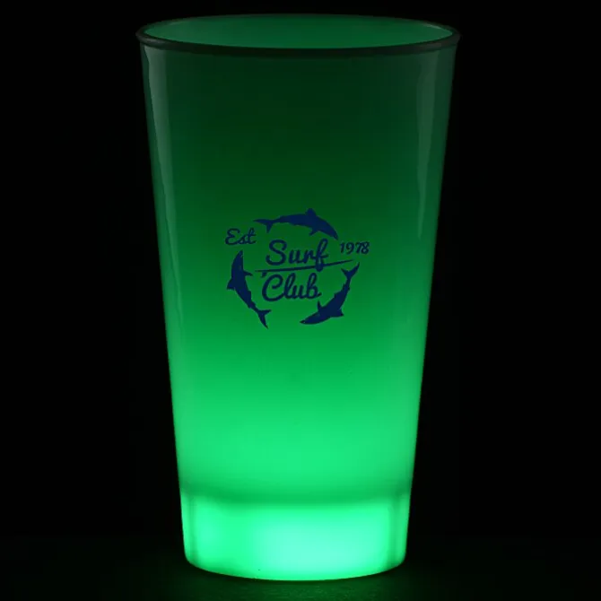 Light-Up Frosted Glass - 17 oz. - Solid - 24 hr