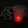 Light-up Shot Glass on Beaded Necklace - 2 oz - Multi