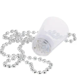 Light-up Shot Glass on Beaded Necklace - 2 oz - Multi