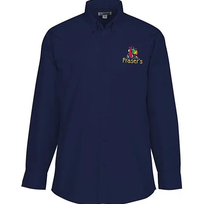 Lightweight Easy Care Poplin Shirt - Men's