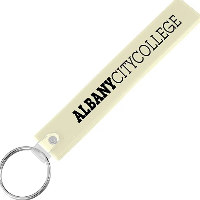 Long Rectangle Soft Keychain - Opaque