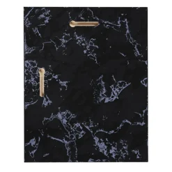 Marbleized Wood Plaque - 8 inches
