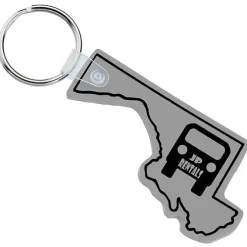 Maryland Soft Keychain - Opaque