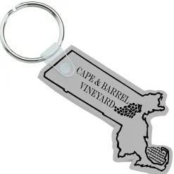 Massachusetts Soft Keychain - Opaque
